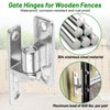 Wall Mount Gate Hinge, 304 Stainless Steel Gate Hinges for