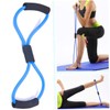 Kisangel 4 Pcs 8 Shape Chest Expander Resistance Bands Home