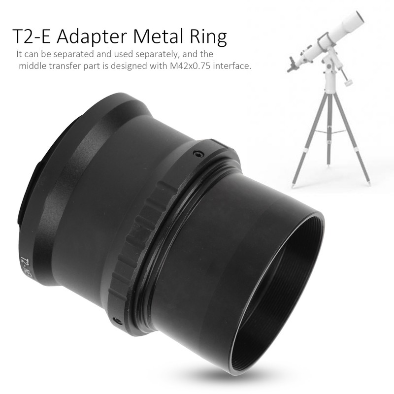 2in Astronomical Telescope T Mount Tube Ring Adapter for Sony