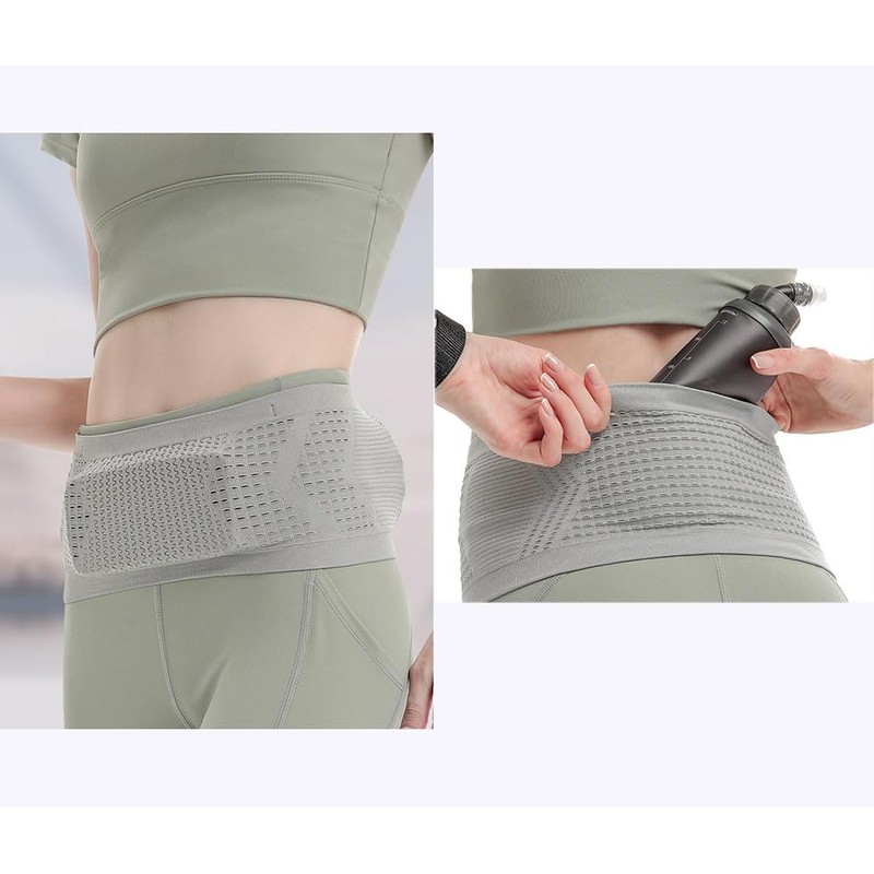 Bombinate Running Pouch, No Shake, Waist Pouch, Unisex, Plastic Bottle,