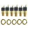 Lsgoodcare 20PCS 3.5MM 1/8 Inch Gold Gold Plated Stereo Jack