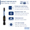 5 x Rennie Tools 50mm Long T20 TX20 Impact Screwdriver