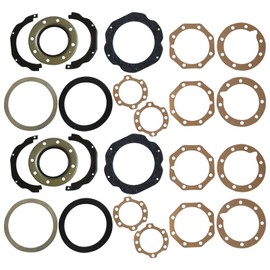 SecosAutoparts 04434-60051 Front Axle Knuckle Seal Kit Compatible with Toyota Land Cruiser Fj80 Fzj80 Hzj80 Hdj80 1991-1997 for Lexus LX450 1996-1997 4.5L