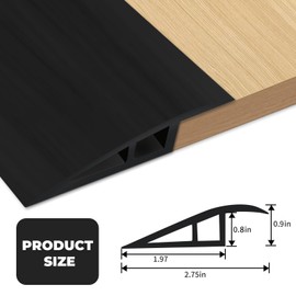 Floor-Transition-Strips Self Adhesive 36 inch Door-Threshold, Threshold 3/4''~4/5'', Transition-Strips for Doorways, Edge-Reducer Door-Threshold-Strip