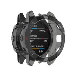 HEYUS for Garmin Fenix 6/6 Pro/6 Solar Case, Soft PC Protective Cover Bumper Shell Compatible with Garmin Fenix 6/6 Pro/6 Solar Smartwatch Accessories