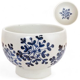 Takumikaze High Hill Matcha Rice Bowl, Ceramic, Yukihana, Matcha Bowl, Made in Japan, Hasami Ware
