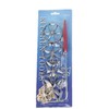 Set of 4 Traditional Dough Moulds, Rosette Iron Diving Shape,