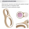 RATCHROLL 2 Set Universal Speaker Spacer Ring Adapter Dual Rings
