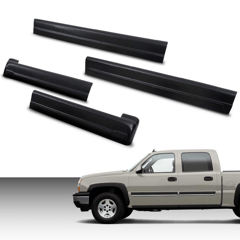 PIT66 Rocker Panel Guard Compatible with Chevy Silverado/GMC Sierra 1500/2500/2500
