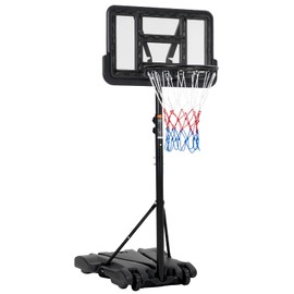 Kids Basketball Hoop,Outdoor Portable Adjustable Basketball Goal System w/ 2 Wheels, 5-7 Ft Swimming Pool Basketball Hoop Outdoor 28in Backboard with Enlarged Base for Kids/Adults Indoor Outdoor 3+