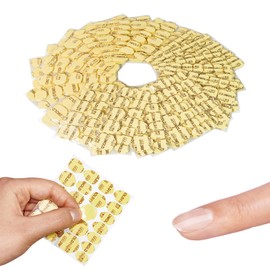 480pc(20 Sheets) Large Size Adhesive Tabs for Press on Nails,Vanpaga Sticky Tabs,Fake Nail Glue Stickers,Waterproof Breathable Glue Tabs,Double-Sided Nail Jelly Sticker,Sticky Tabs for Press Ons