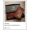 AKAROA ESTD 2019 DAN Men's Leather Gloves, Touchscreen Function, Italian