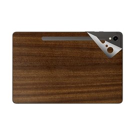 PDA Kobo Skin Seal for Galaxy Tab S9 [Wood Grain Mahogany]