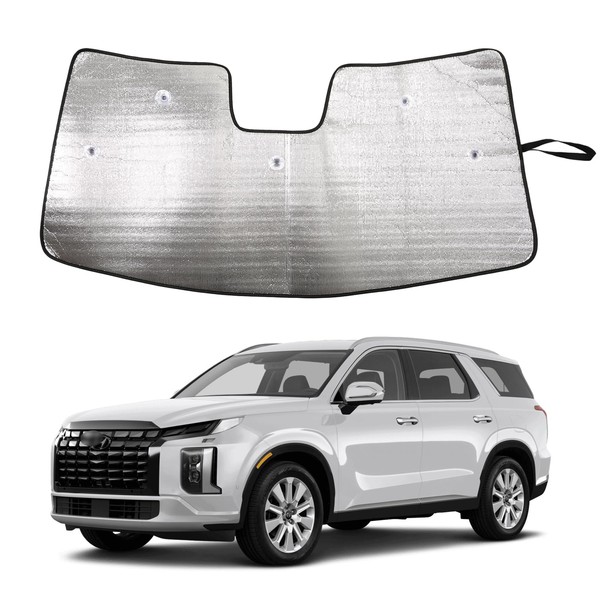 Front Windshield Sunshade for Hyundai Palisade 2020-2024, Front Window Sun