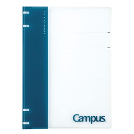 Kokuyo L-NP704DB Loose Leaf Binder B5 Campus Notebook Binder, 26 Holes, Navy