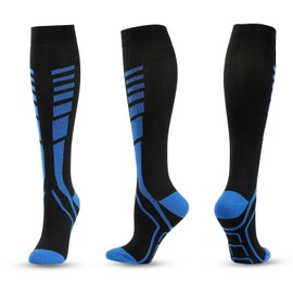 FGFD&OU Compression Socks for Men and Women Compression Socks Support Socks for Running, Sports, Travel, Cycling, Running, Jogging, Outdoor, Cycling, black