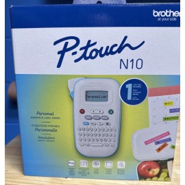 Brother P-Touch PT-N10 Handheld Label Maker 1/2" 12mm 10 110 uses B-TAG tape NEW