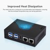 Metal Case with Cooling Fan IP30 Protection Better Heat Dissipation