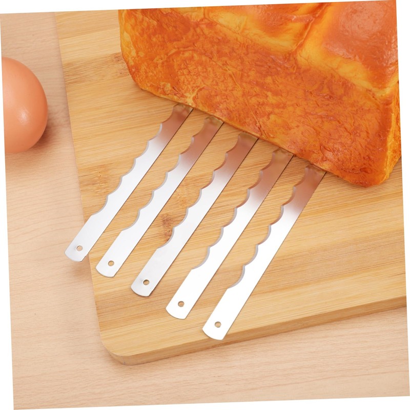 ULTECHNOVO 12 Pcs Stainless Steel Bread Saw Blades Replacement Serrated