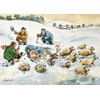 Thelwell Christmas Card. Snow Drift