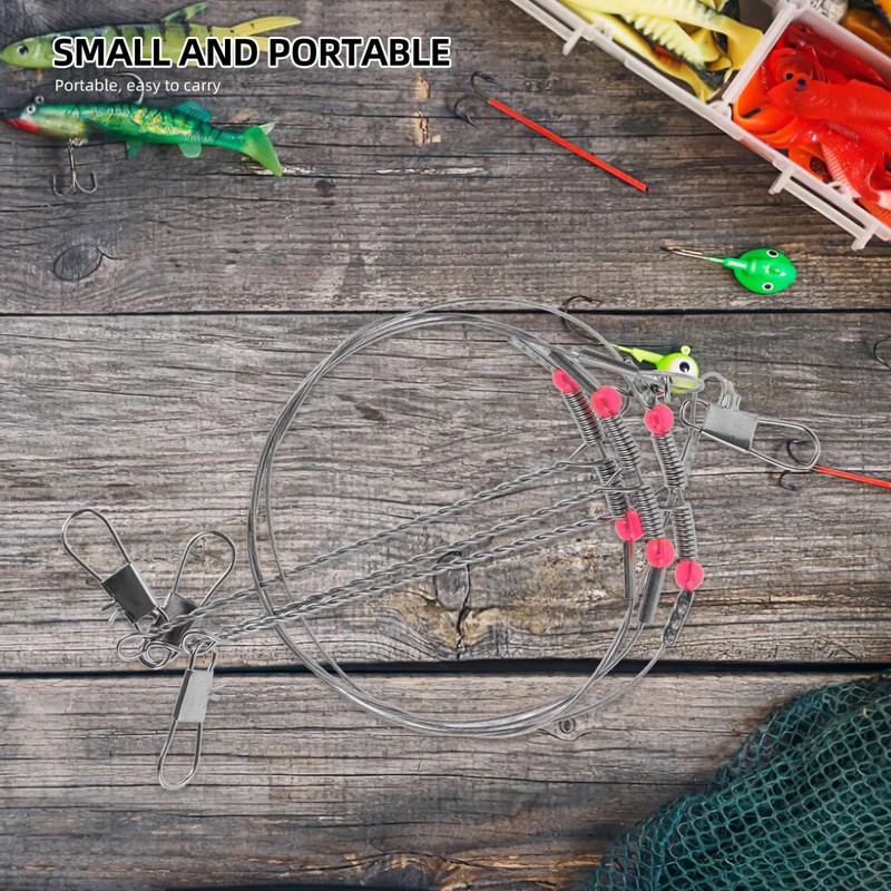 Kisangel 1 Set Outdoor Fishing Leader Tackle Rig Set: Fishing