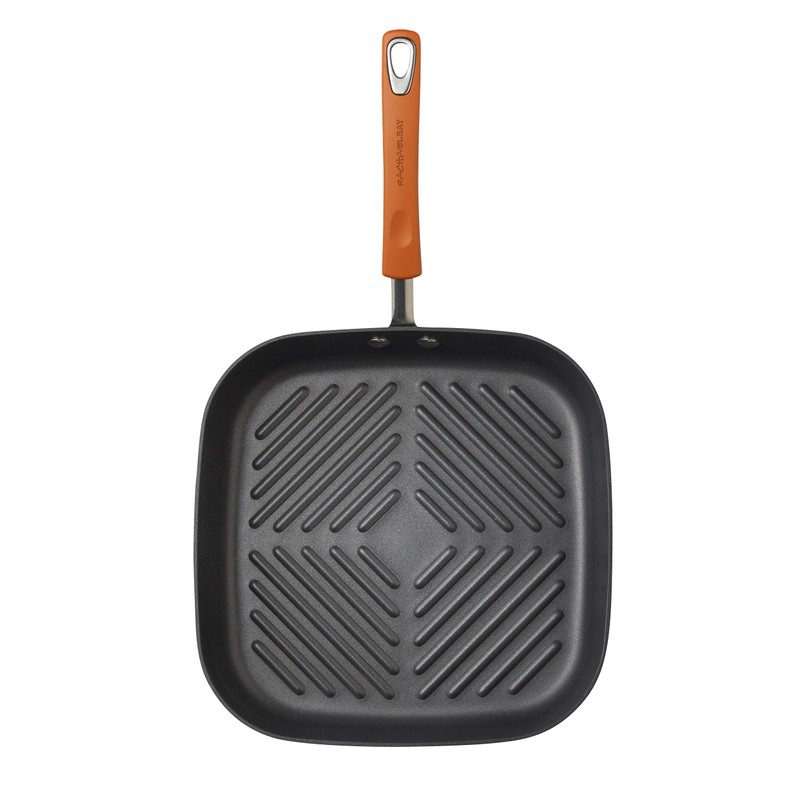 Hard Anodized Nonstick Square Stovetop Grill Pan
