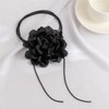 ALRNBY Choker Necklace for Women Roses Flowers Choker Red/Black/White Velvet