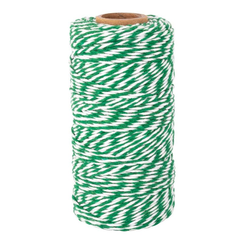 APLI 19842 Cotton Twine Twine String Gift Wrapping Green and