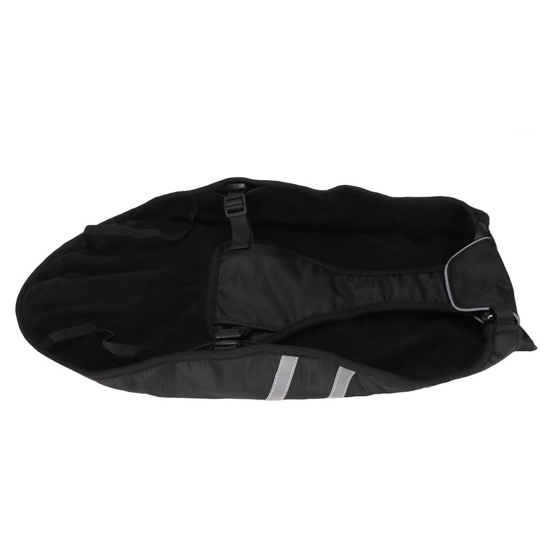 Dog Rain Jacket Lightweight Adjustable Waterproof Pet Poncho with Reflective