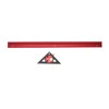 400mm Woodworking Hole Scribing Ruler Aluminum Alloy 360° Rotating Line