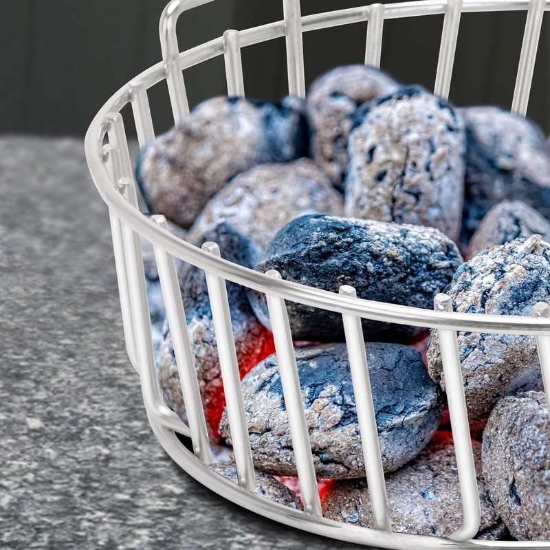only fire #8568 Stainless Steel Charcoal Ash Basket with Handles