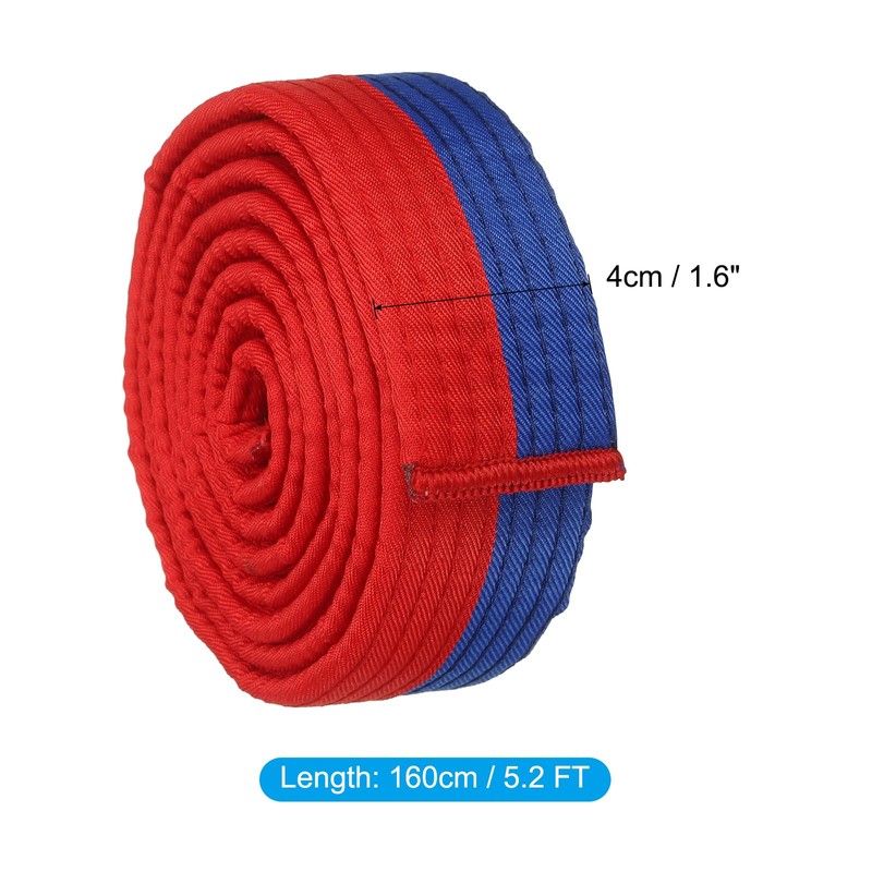 PATIKIL Taekwondo Coloured Rank Belt, 1.6 x 5.2 Ft 1.6