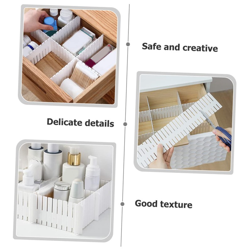 Operitacx Pack of 12 Drawer Dividers, Sock Separators, Made of