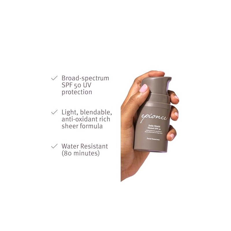 Epionce Daily Shield Tinted SPF 50 Protector solar facial de