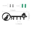 WANGCL Decorative Wall Mounted Iron Key Holder, 10 inch with