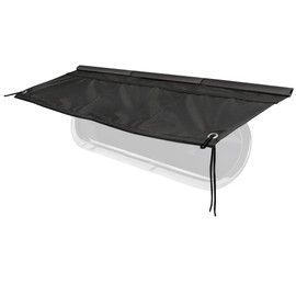 Waterline Design Marine Portlight Rain Sun and Mosquito Net Cap - Black, Large