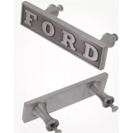 Ford Logo Sturdy Garage Shop Truck Fun Fan Die Cast Metal Drawer Pull I.D. Knob