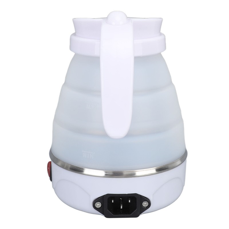 0.6L Folding Electric Kettle 600W Collapsible Water Boiler Portable Silicone