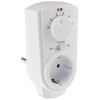 Socket Thermostat, Max. 3500 W, On/Off/Auto, 230 V for Heating