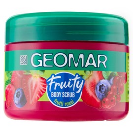 GEOMAR | Fruity Body Scrub Frutti Rossi, Made in Italy, 300 g