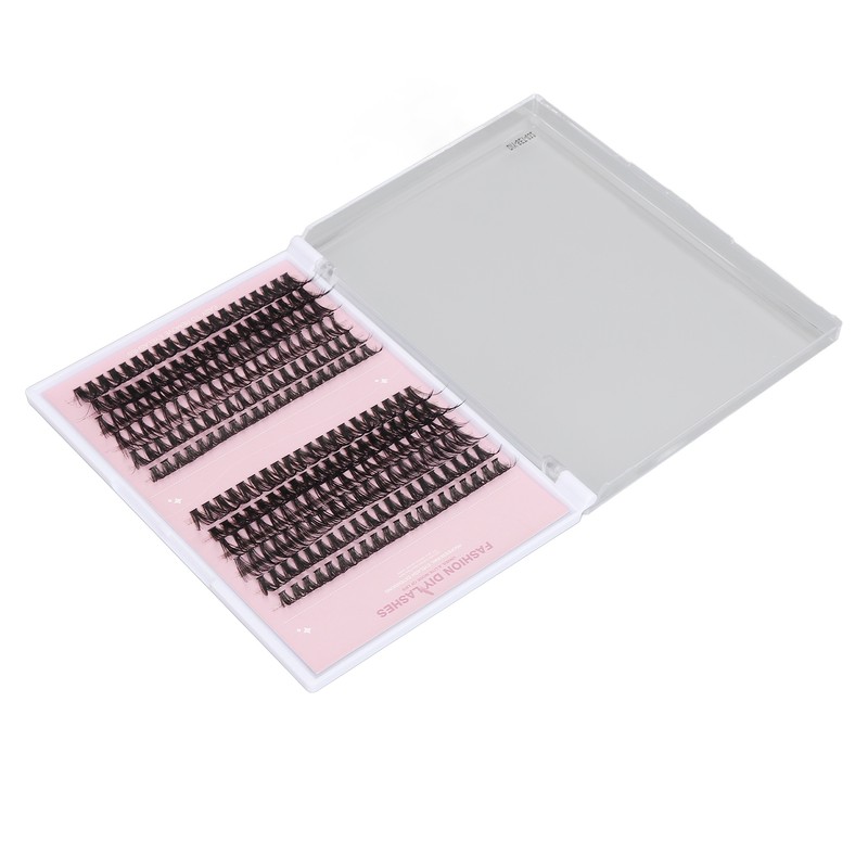 240 Pcs DIY Lash Extension Kit D Curl Cluster Lashes
