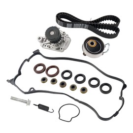 Zoncar Timing Belt Kit T312,T43175,41115,14400-PMM-A02,14400-PLM-004,14400-PMM-A01,TB312,95312,95312FN,B312,SB312,40312,0261055,250312 Compatible With Civic