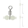 PATIKIL 20 Pack 3-Way Swivel Cross Line T-Turn Rolling Terminal