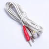 2 pcs Replacement TENS Lead Wire Cable 2.0mm Pin Standard