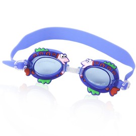 QYJMLH Children's Swimming Goggles, Swimming Goggles for Kids, Girls, Boys, Waterproof, No Leaks, Swimming Goggles for Girls, Boys, Children Aged 3-14 Years Old, with Quick Adjustment, Small Fish