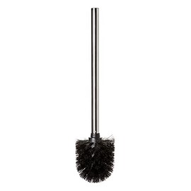 TATAY Stainless Steel Toilet Brush, Black, Stainless Steel Handle, BPA-Free, Dimensions 8 x 8 x 35 cm