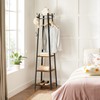 VASAGLE Coat Rack, Coat Stand with 3 Shelves, Hall Tree