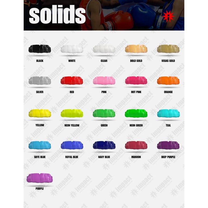 Custom COLOR Mouthguard - CUSTOM FIT To Your Mouth -