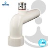 tecuro - Outlet bend for odour trap siphon 90°, with