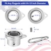 FLAG WIN Aluminum Alloy Flagpole Ring Set with Bearings 2